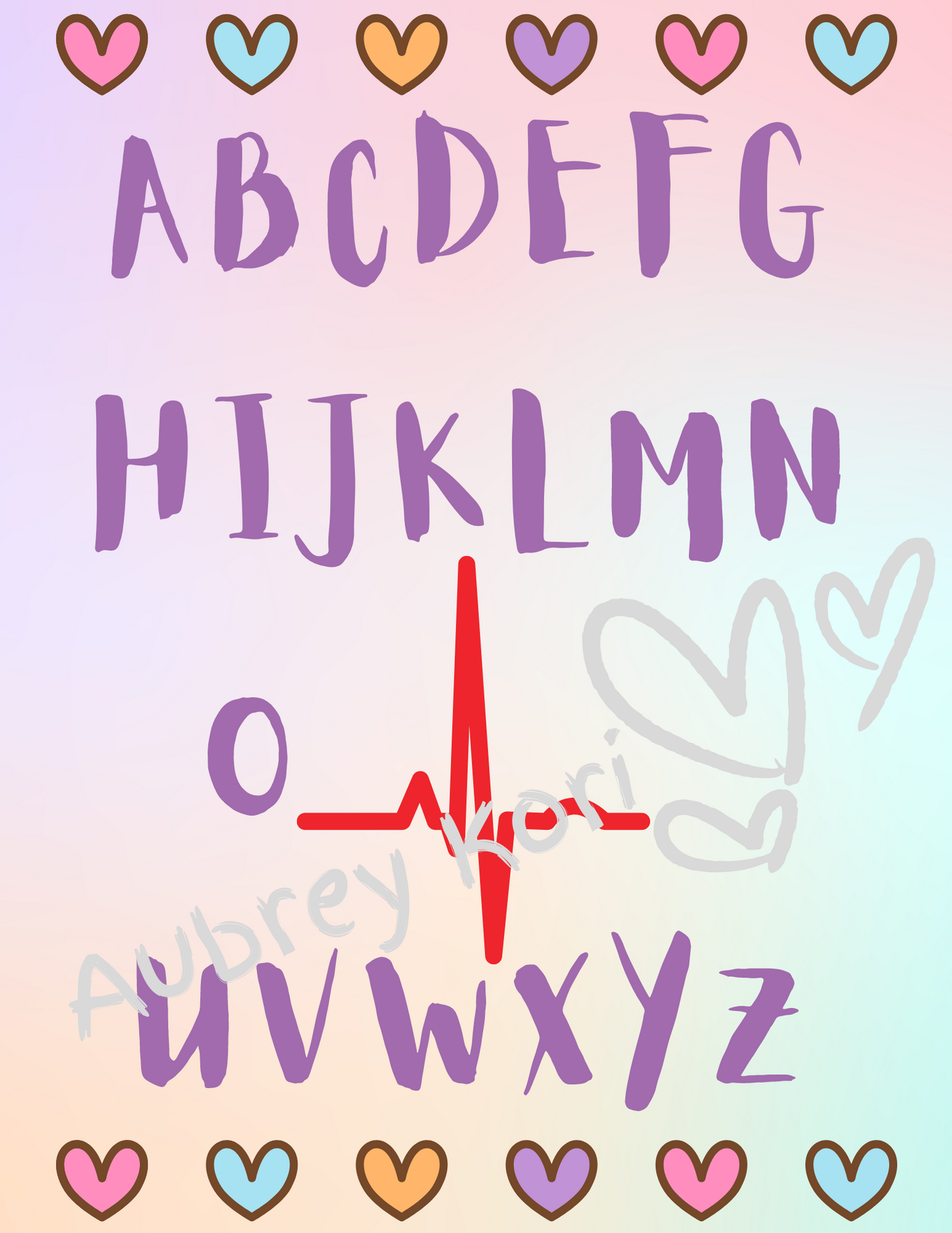 Nursing ABC EKG Office Decor. Digital Download. School Nurse Office Sign. Nursing Alphabet.