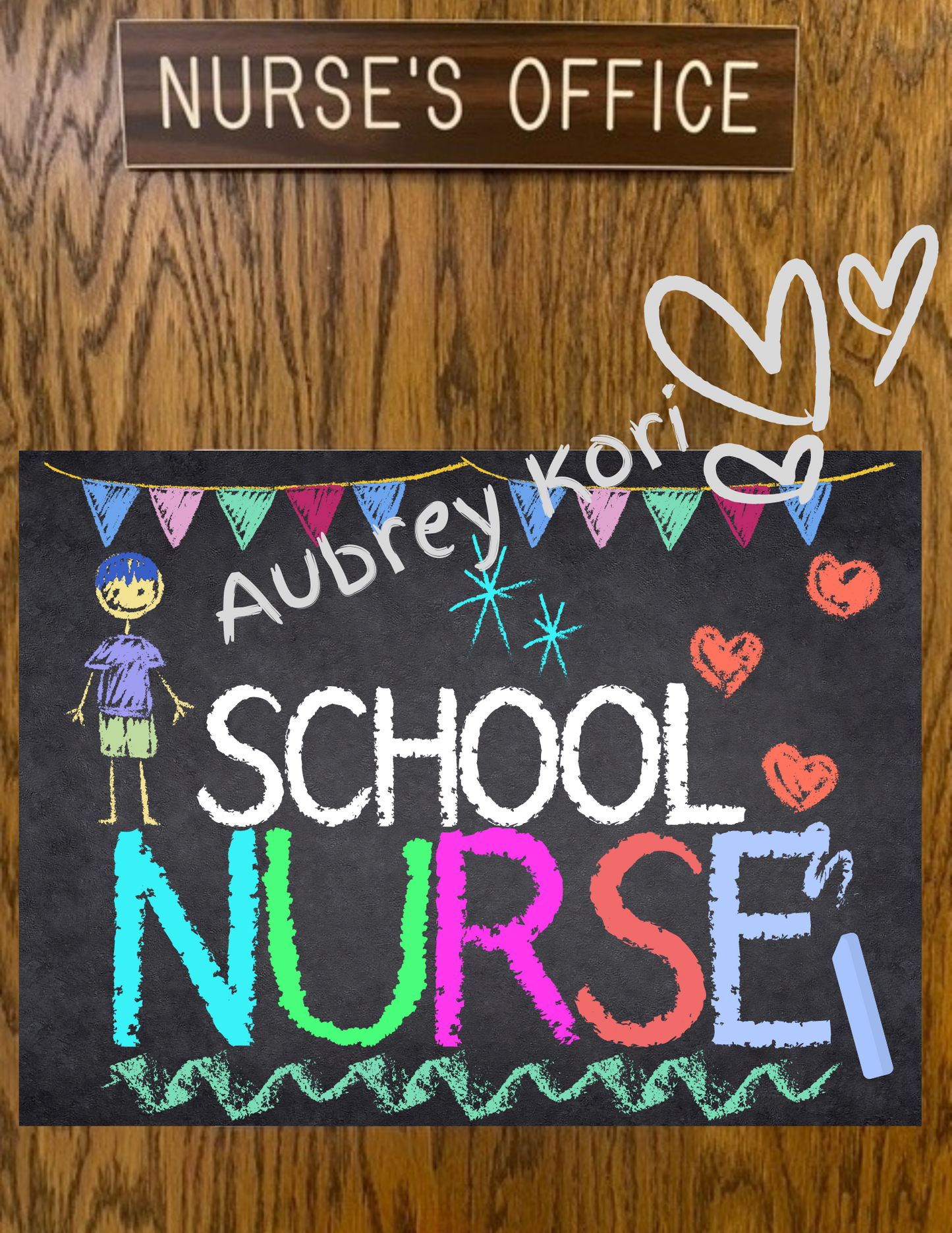 School Nurse Wall Decor DIGITAL DOWNLOAD Sign. Welcome Sign For School Nurse Door.