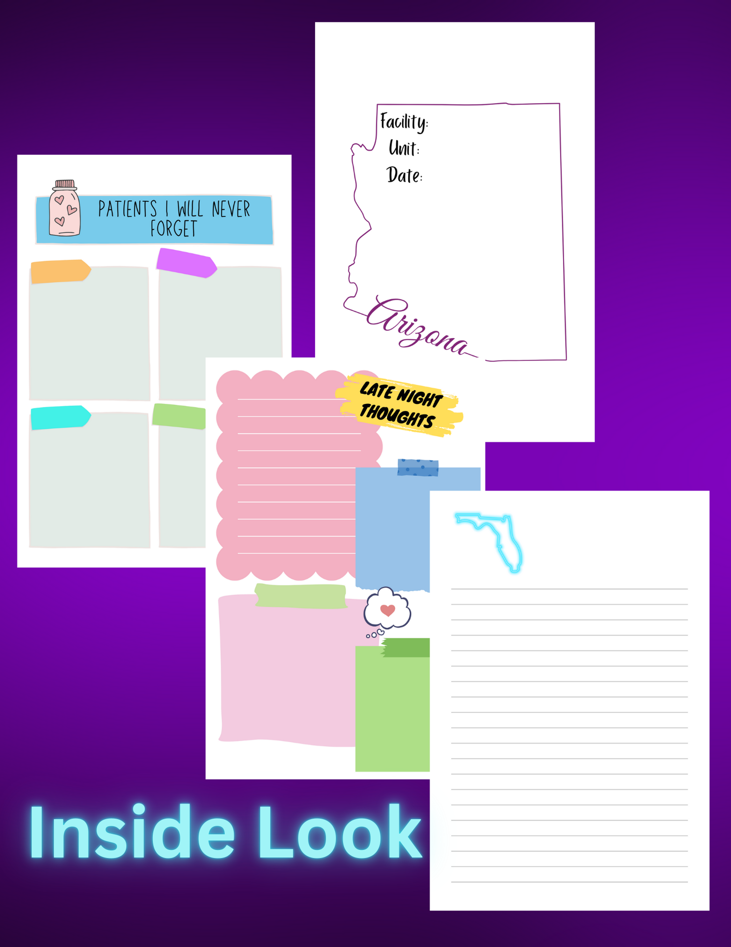 In Stock on AMAZON: The Travel Nurse Journal, A Nursing Journal