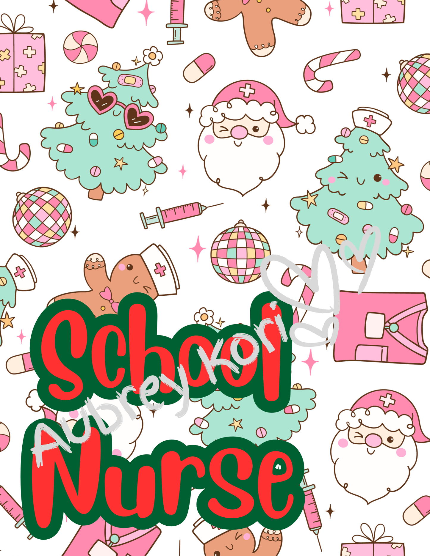 BUNDLE 8 Designs: Nurse Decor Cute Holiday DIGITAL DOWNLOAD