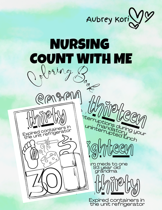 In Stock on Amazon.com : Nursing Count With Me Coloring Book