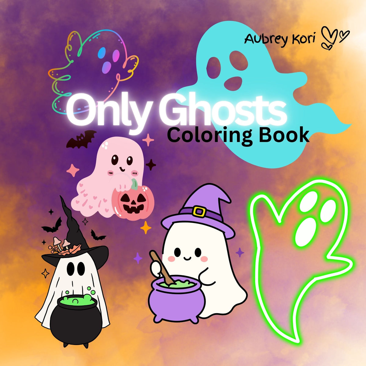 In Stock on Amazon.com: Only Ghosts Halloween Coloring Book