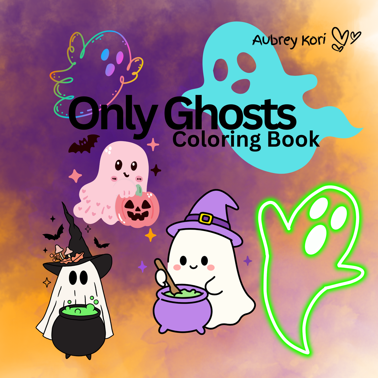 In Stock on Amazon.com: Only Ghosts Halloween Coloring Book
