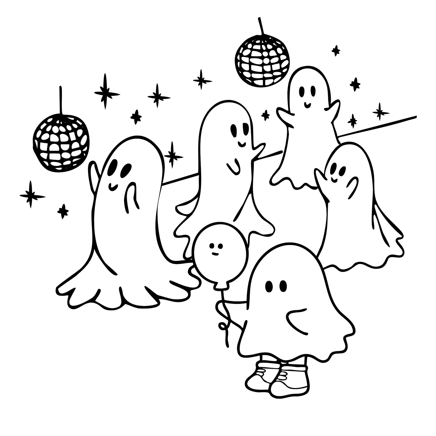In Stock on Amazon.com: Only Ghosts Halloween Coloring Book