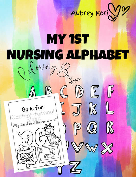 In Stock on Amazon.com : My 1st Nursing Alphabet Coloring Book