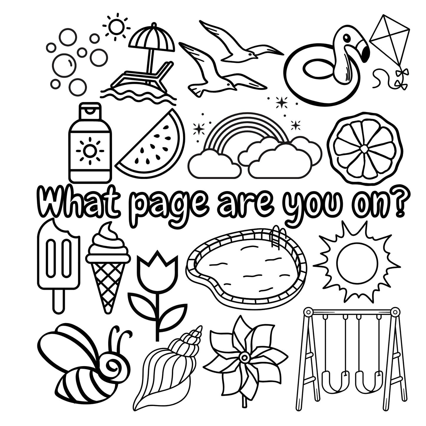 In Stock on Amazon.com: Ultimate Summer Coloring Book